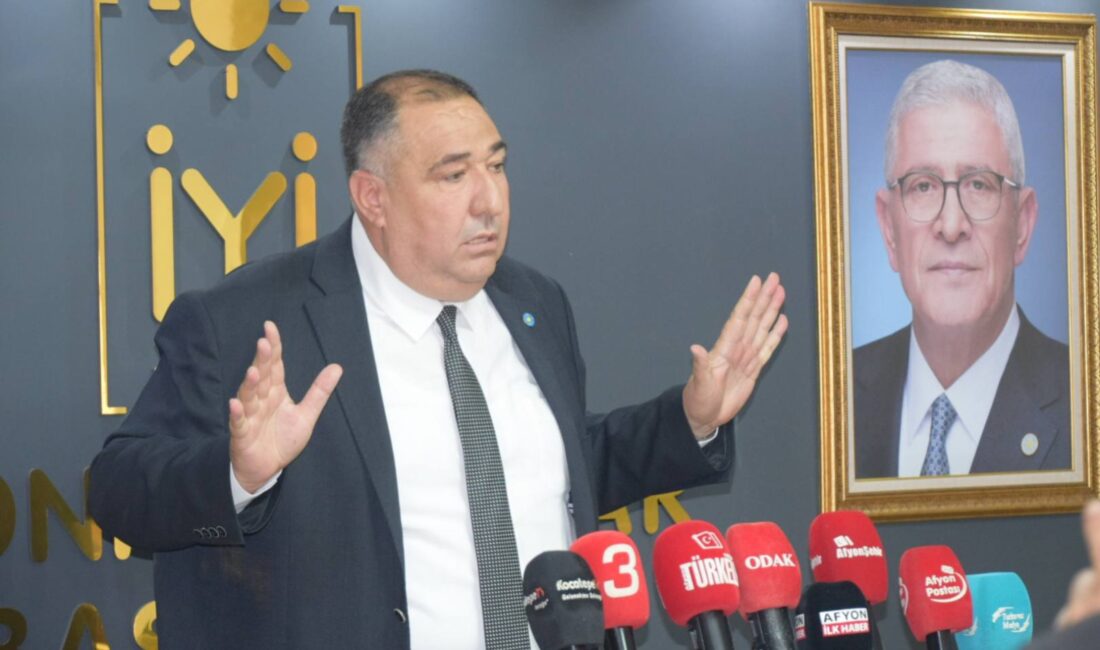 İYİ Parti Afyonkarahisar İl Başkanı Muhammet Mısırlıoğlu, yazılı bir açıklama