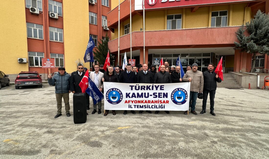 Türkiye Kamu-Sen Afyonkarahisar İl Temsilciliği, kamu çalışanlarının ve emeklilerin yaşadığı