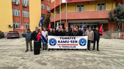 Türkiye Kamu-Sen Afyonkarahisar İl Temsilciliği, kamu çalışanlarının ve emeklilerin yaşadığı