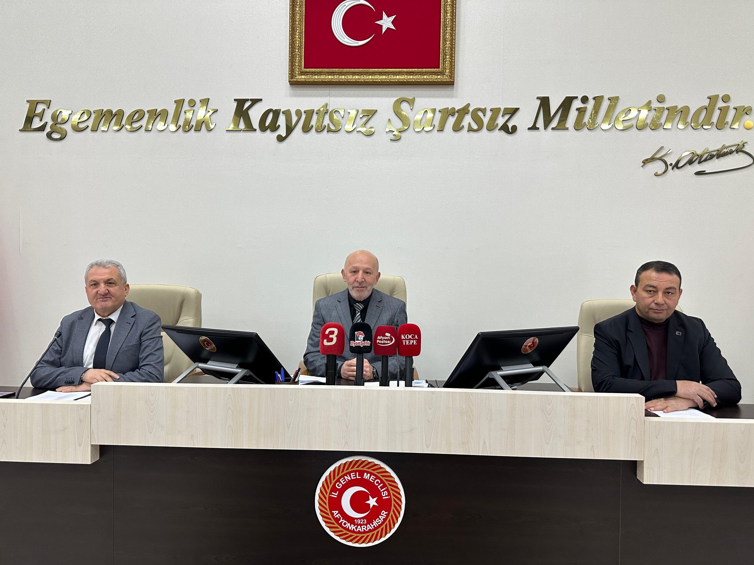 Afyonkarahisar İl Genel Meclisi, 2026 yılının ilk toplantısını Meclis Başkanı