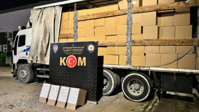 Afyonkarahisar İl Emniyet Müdürlüğü ekipleri, kaçakçılıkla mücadele kapsamında yürüttükleri çalışmalar