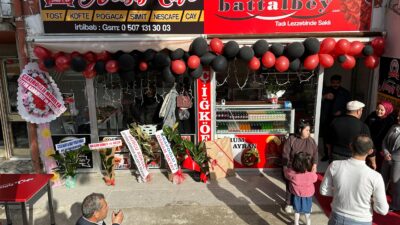 Açılış töreni dualar eşliğinde gerçekleştirilirken, işletme sahibi Aysel Nergiz ve