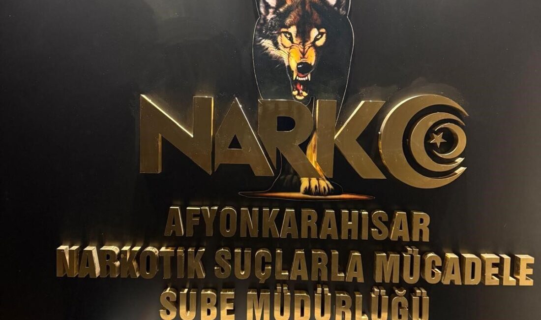 AFYONKARAHİSAR (AA) – Afyonkarahisar’da düzenlenen uyuşturucu operasyonunda gözaltına alınan şüpheli