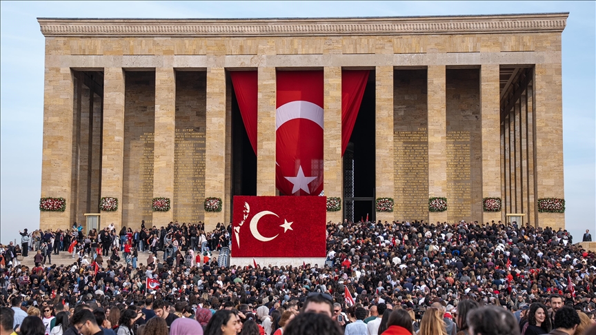 Anıtkabir 2025’te yoğun ilgi gördü Büyük Önder Gazi Mustafa Kemal