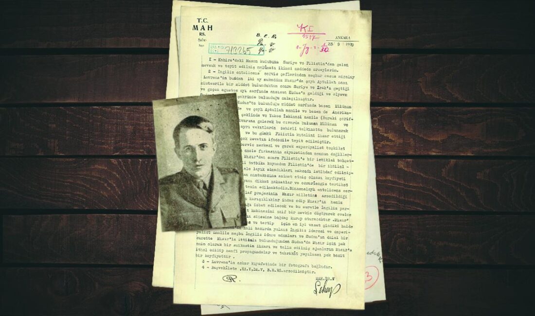 Milli İstihbarat Teşkilatı, Arabistanlı Lawrence olarak bilinen İngiliz ajanı Thomas