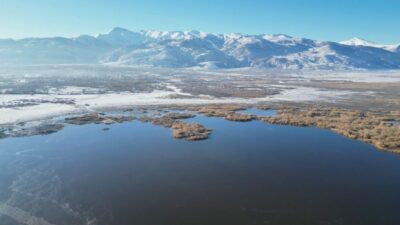 Giriş: 05-01-2026 10:06 Kaynak: İHA Eber Gölü’nün Afyonkarahisar sınırlarında kalan