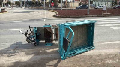 Afyonkarahisar’da tırın mopete çarpması sonucu meydana gelen trafik kazasında bir