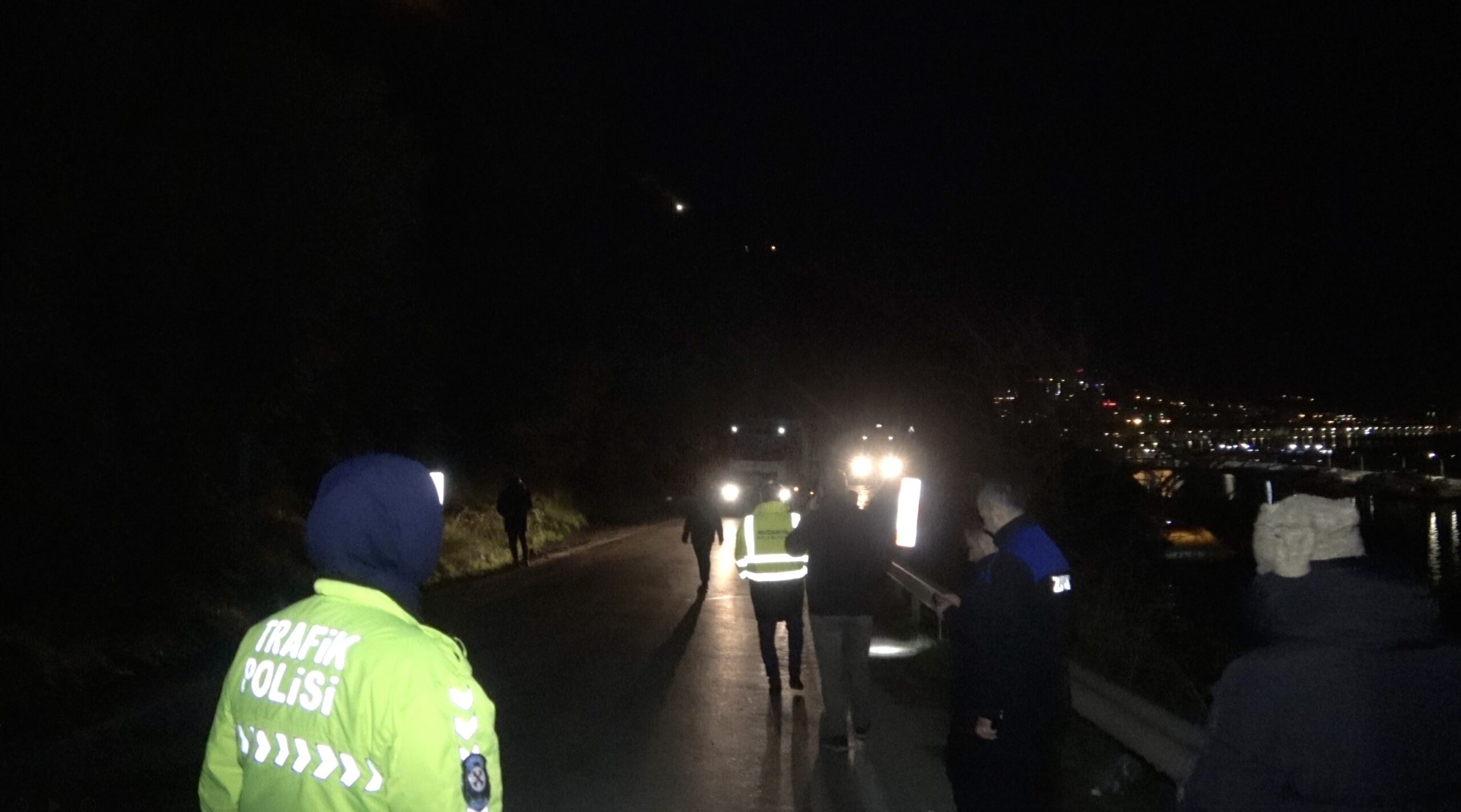Bursa’nın Mudanya ilçesi, Güzelyalı Burgaz Mahallesi Beyaz Kayalar mevkii, sağanak