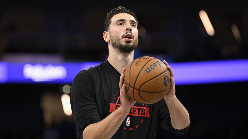 Amerikan Basketbol Ligi'nde (NBA) Houston Rockets, milli oyuncu Alperen Şengün'ün