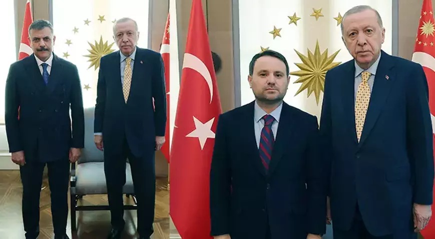 Cumhurbaşkanı Recep Tayyip Erdoğan, İçişleri Bakanı Mustafa Çiftçi ve Adalet