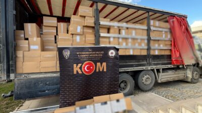 Afyonkarahisar İl Emniyet Müdürlüğü ekiplerince kaçakçılık faaliyetlerinin önlenmesine yönelik yürütülen