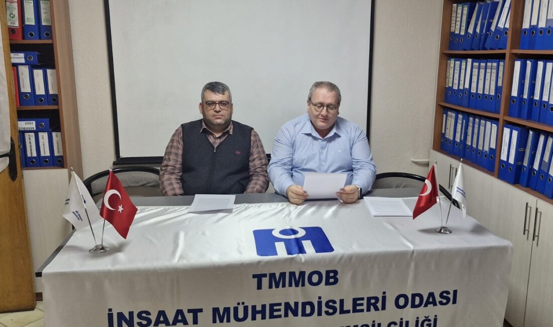 TMMOB İnşaat Mühendisleri Odası Yönetim Kurulu, yaptığı açıklamada, “6 Şubat
