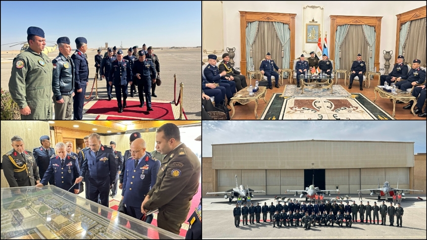Hava Kuvvetleri Komutanı Orgeneral Ziya Cemal Kadıoğlu, Mısır Hava Kuvvetleri