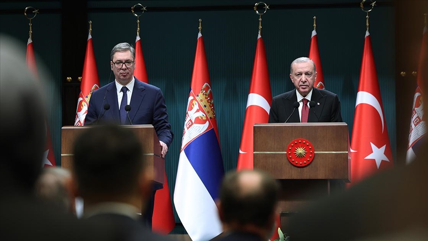 Cumhurbaşkanı Recep Tayyip Erdoğan, Sırbistan ile toplam ticaret hacminin geçen