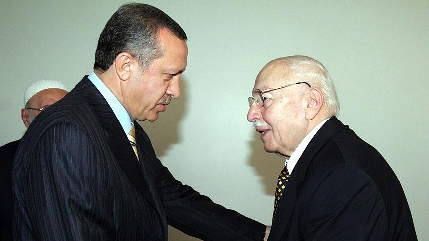 Türkiye Cumhuriyeti Cumhurbaşkanı Recep Tayyip Erdoğan, "Milli Görüş" hareketinin kurucu