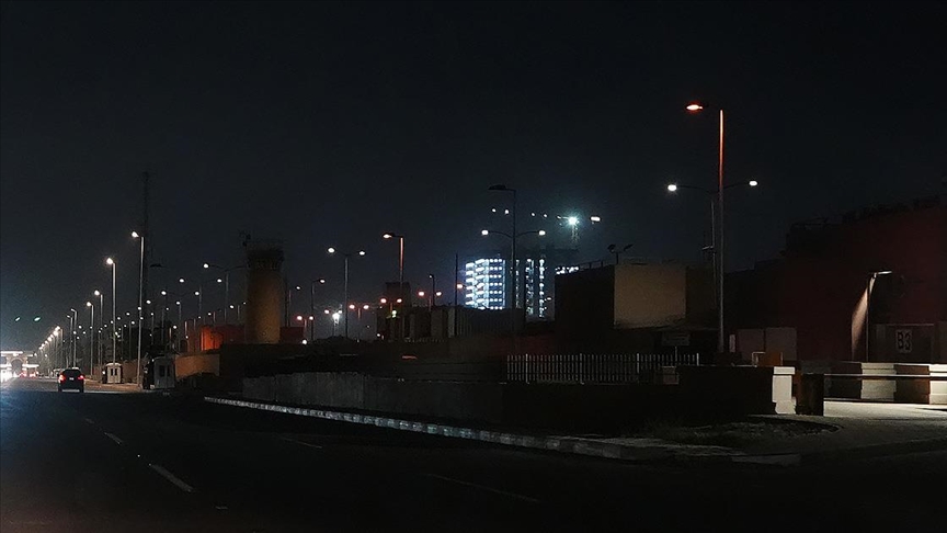 Irak'ta, ABD'nin Erbil Başkonsolosluğu yakınlarında ve ABD üssünün de bulunduğu