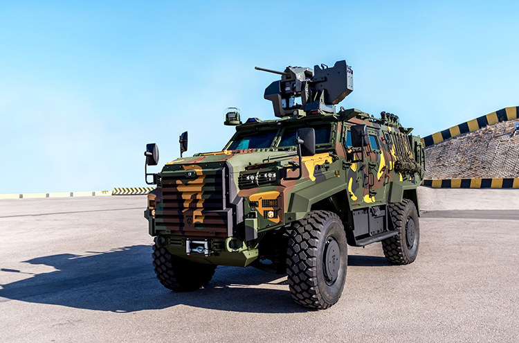 Türk savunma sanayisi ürünü Ejder Yalçın 4x4 Taktik Tekerlekli Zırhlı