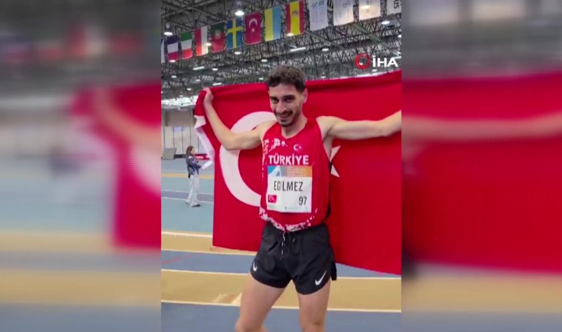 İspanya’nın Ourense kentinde düzenlenen VIRTUS Dünya Salon Atletizm Şampiyonası’nda piste