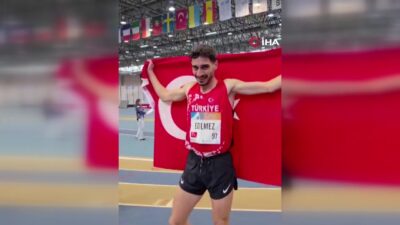 İspanya’nın Ourense kentinde düzenlenen VIRTUS Dünya Salon Atletizm Şampiyonası’nda piste
