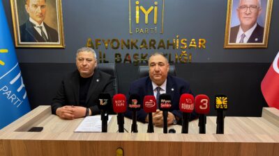 İYİ Parti Afyonkarahisar İl Başkanlığı tarafından haftalık olan basın toplantısı