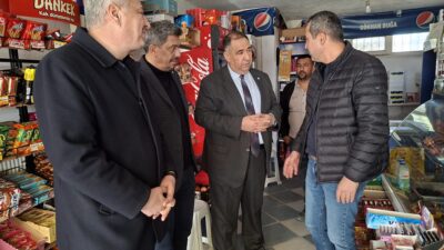 İYİ Parti Afyonkarahisar İl Başkanı Muhammet Mısırlıoğlu, İl Sekreteri Şaban