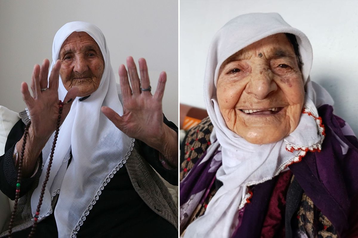 Kayseri’de yaşayan 110 yaşındaki Şemsi Kılıç ile Kütahya’da hayatını sürdüren