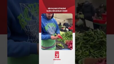 Bir pazarcı fitresini ilginç bir şekilde verdi! 📶https://kanal3.com.tr/ Sosyal Medya