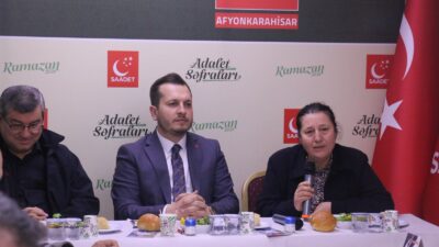 Saadet Partisi Afyonkarahisar İl Başkanı Beytullah Karataş, mahallelerin nabzını tutan