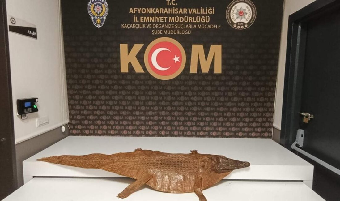 Afyonkarahisar İl Emniyet Müdürlüğü ekipleri, kaçakçılıkla mücadele kapsamında yürüttüğü çalışmalarını
