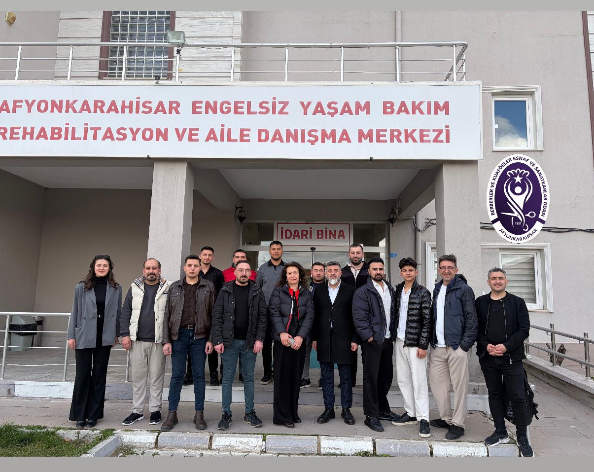 Afyonkarahisar Berberler ve Kuaförler Odası, sosyal sorumluluk projeleri kapsamında Engelsiz