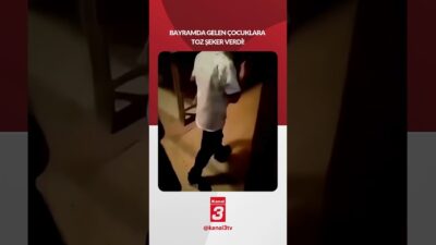 Bayramda gelen çocuklara toz şeker verdi! 📶https://kanal3.com.tr/ Sosyal Medya Hesaplarımızı