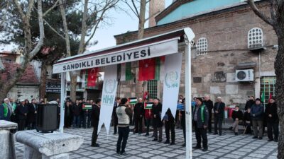 Afyonkarahisar'ın Sandıklı ilçesinde İsrail'in Filistinli esirleri hedef alan "idam yasası"