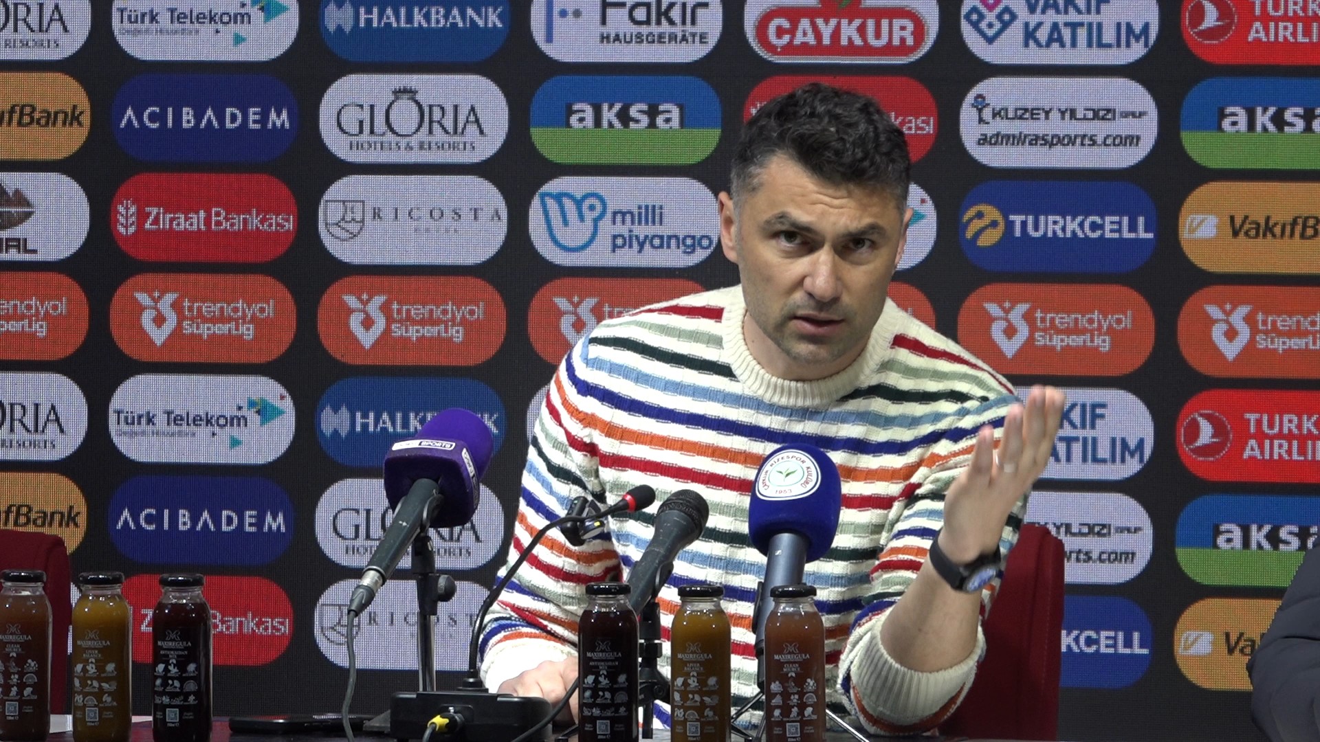 Gaziantep FK Teknik Direktörü Burak Yılmaz, görevinden istifa ettiğini açıklayarak,
