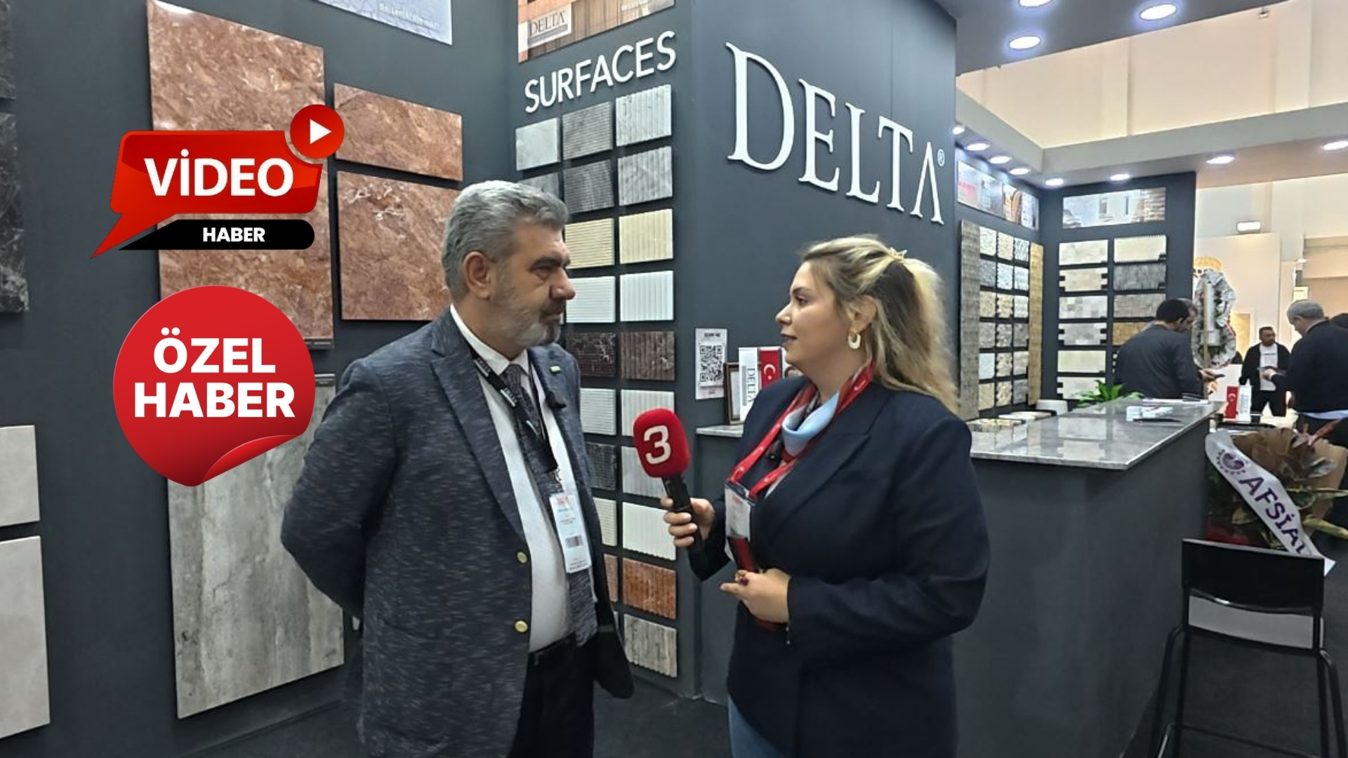 Delta Marble, 31. Uluslararası Doğaltaş ve Mermer Fuarı’nda sektör temsilcileriyle