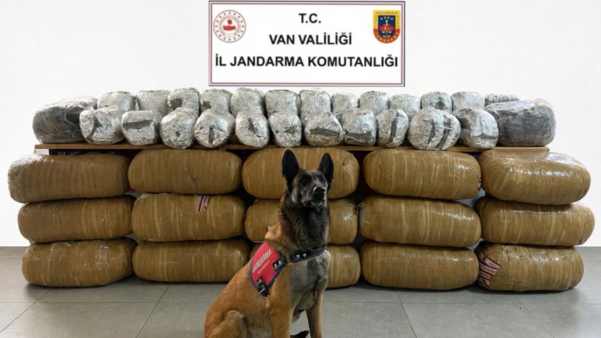 Jandarmanın Van ve Edirne'de düzenlediği operasyonlarda 471 kilogram uyuşturucu ele