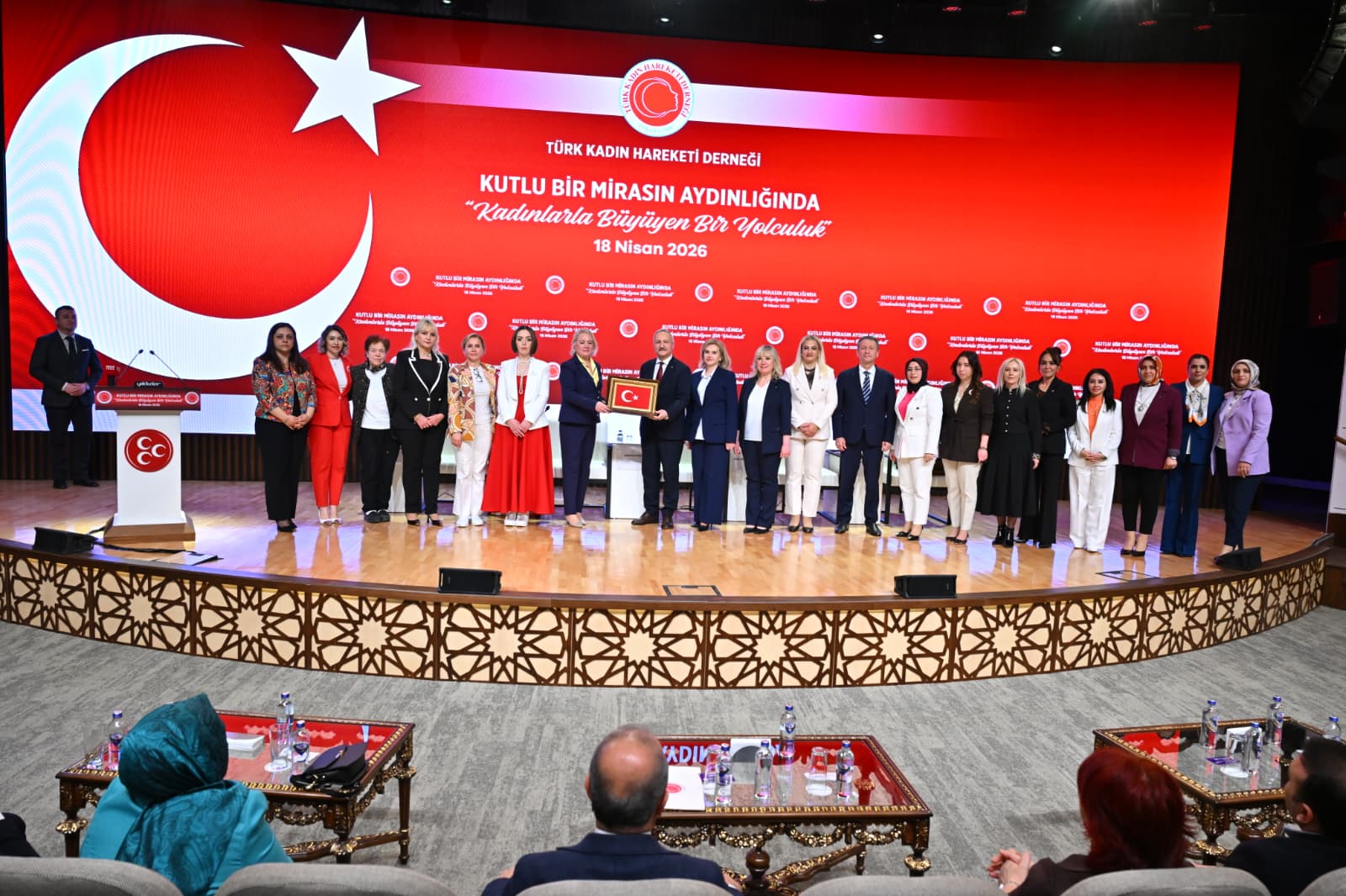 Milliyetçi Hareket Partisi Genel Merkezi’nde, Türk Kadın Hareketi Derneği tarafından