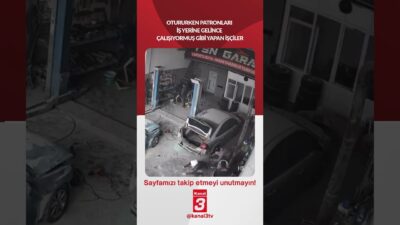 Otururken patronları iş yerine gelince çalışıyormuş gibi yapan işçiler… 📶https://kanal3.com.tr/