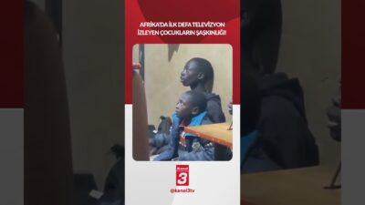 Afrika’da ilk defa televizyon izleyen çocukların şaşkınlığı! 📶https://kanal3.com.tr/ Sosyal Medya