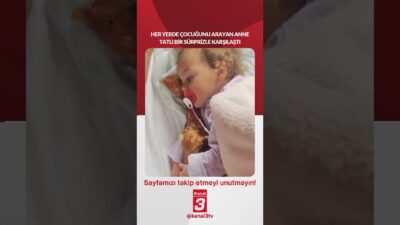 Her yerde çocuğunu arayan anne tatlı bir sürprizle karşılaştı… 📶https://kanal3.com.tr/