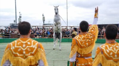 İstanbul'da düzenlenen 8. Etnospor Kültür Festivali'nde dördüncü ve son gün