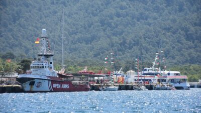 Gazze'ye insani yardım ulaştırmak amacıyla yola çıkan ancak Akdeniz'de İsrail
