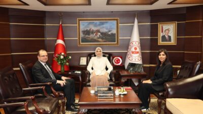İçişleri Bakan Yardımcısı Doç. Dr. Kübra Güran Yiğitbaşı, Ankara'daki bakanlık