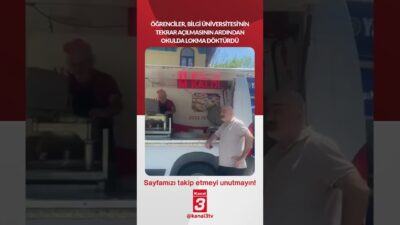 Bilgi Üniversitesi açıldı, öğrenciler lokma döktürdü. 📶https://kanal3.com.tr/ Sosyal Medya Hesaplarımızı