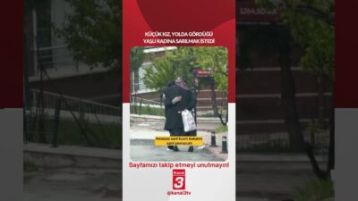 Küçük kız, yolda gördüğü yaşlı kadına “Seni babaanneme benzettim” diyerek