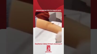 Çinli hemşirenin yöntemi dikkat çekti! 📶https://kanal3.com.tr/ Sosyal Medya Hesaplarımızı Takip
