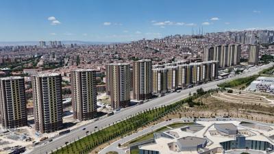 Bayraktar İnşaat’ın Ankara Yenimahalle’de inşa ettiği Adres Ankara Evleri projesinde