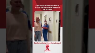17 kemoterapi, 31 radyoterapi ve 9 aylık zorlu tedavinin ardından