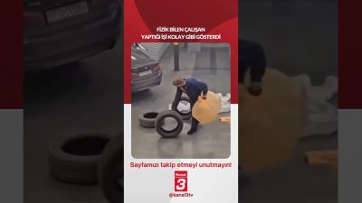 Fizik bilen çalışan yaptığı işi kolay gibi gösterdi… 📶https://kanal3.com.tr/ Sosyal