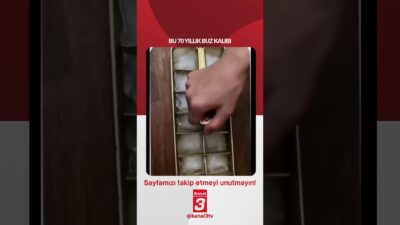 Bu 70 yıllık buz kalıbı! 📶https://kanal3.com.tr/ Sosyal Medya Hesaplarımızı Takip