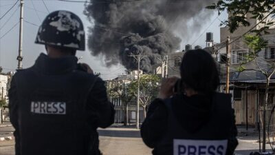 Filistinli Gazeteciler Sendikası, İsrail'in, Fransız gazeteci Alice Froussard'ın, Hamas'ı desteklediği